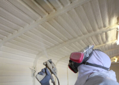 Spray Foam Insulation in Metal Buildings in Payson